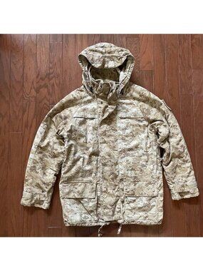 Vintage Y2K Stussy Field Hideaway Hoody Trench Jacket Digi Camo - Mens Sz Medium